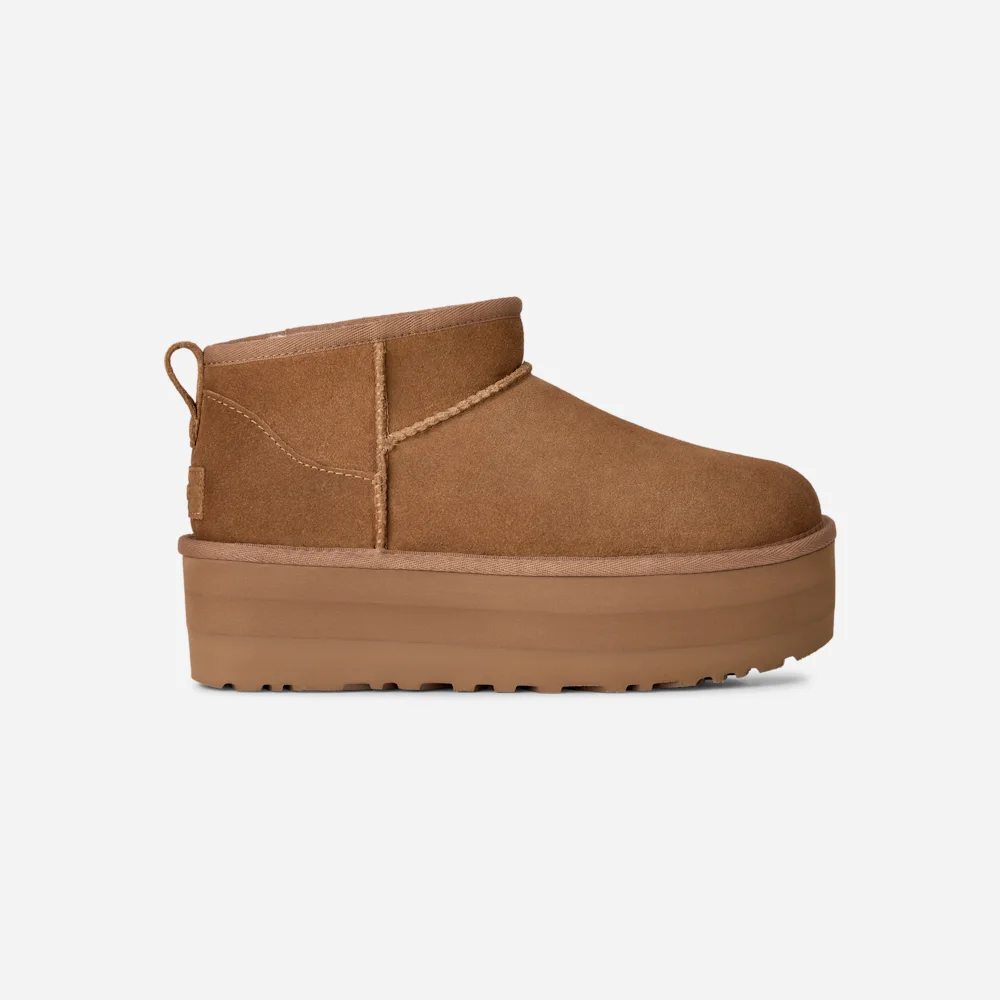 Botte Classic Ultra Mini à plateforme Chestnut