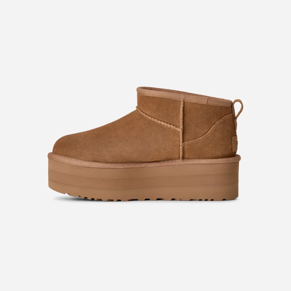 Botte Classic Ultra Mini à plateforme Chestnut vue 3