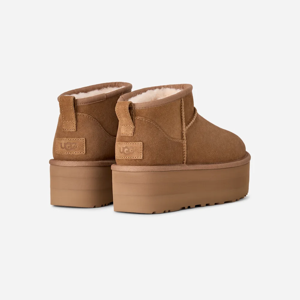 Botte Classic Ultra Mini à plateforme Chestnut vue 4