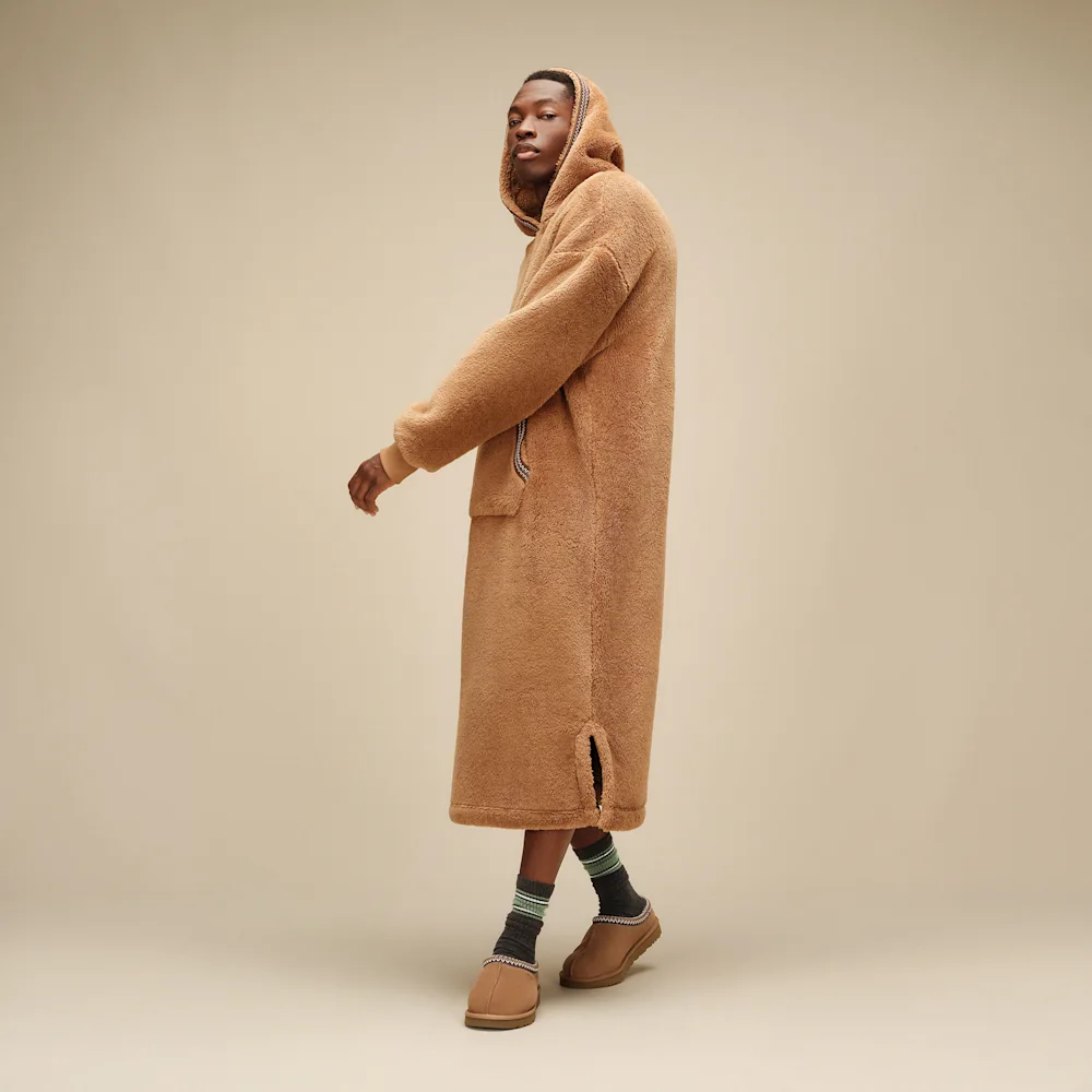 Sweat à capuche oversize en UGGfluff Chestnut vue 4