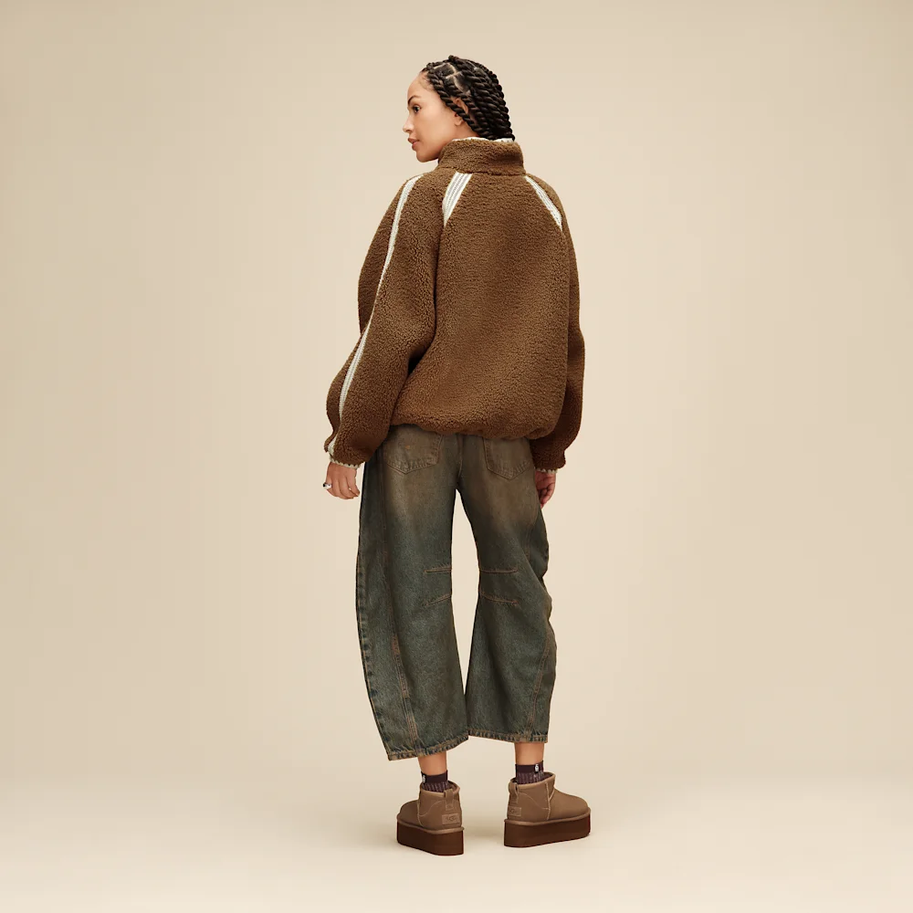 Veste Nikia Crochet en UGGfluff Chestnut vue 4