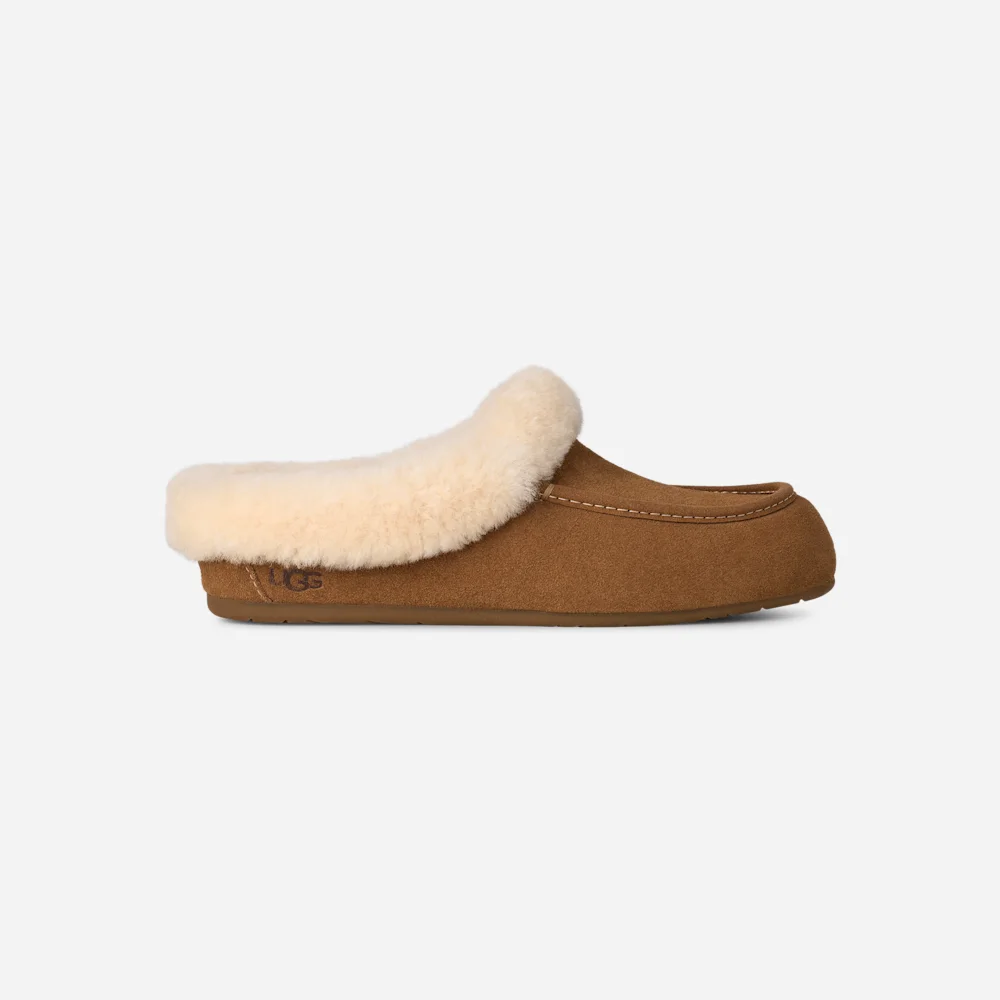 Ansley Mule Slipper Chestnut