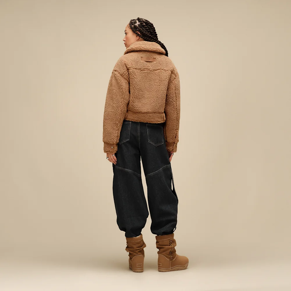 Veste camionneur courte Frankie Chestnut vue 4
