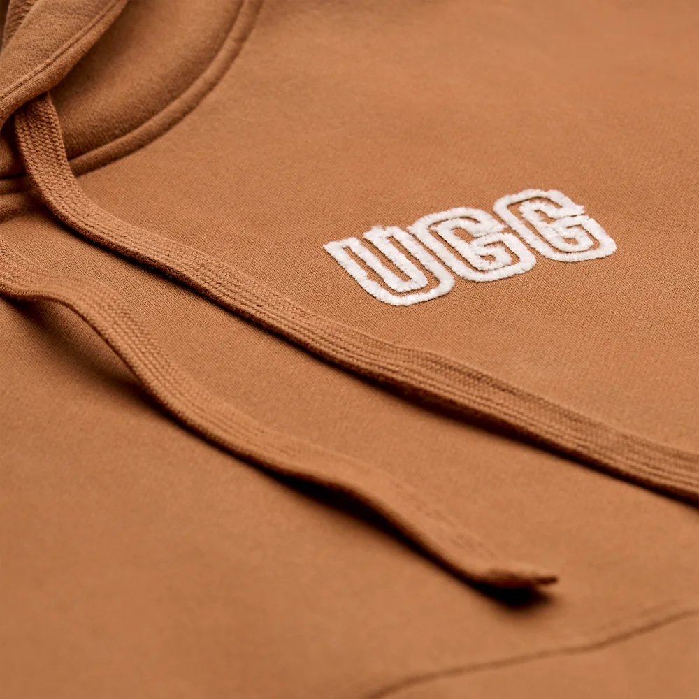 UGG Logo sweat à capuche Chestnut vue 3
