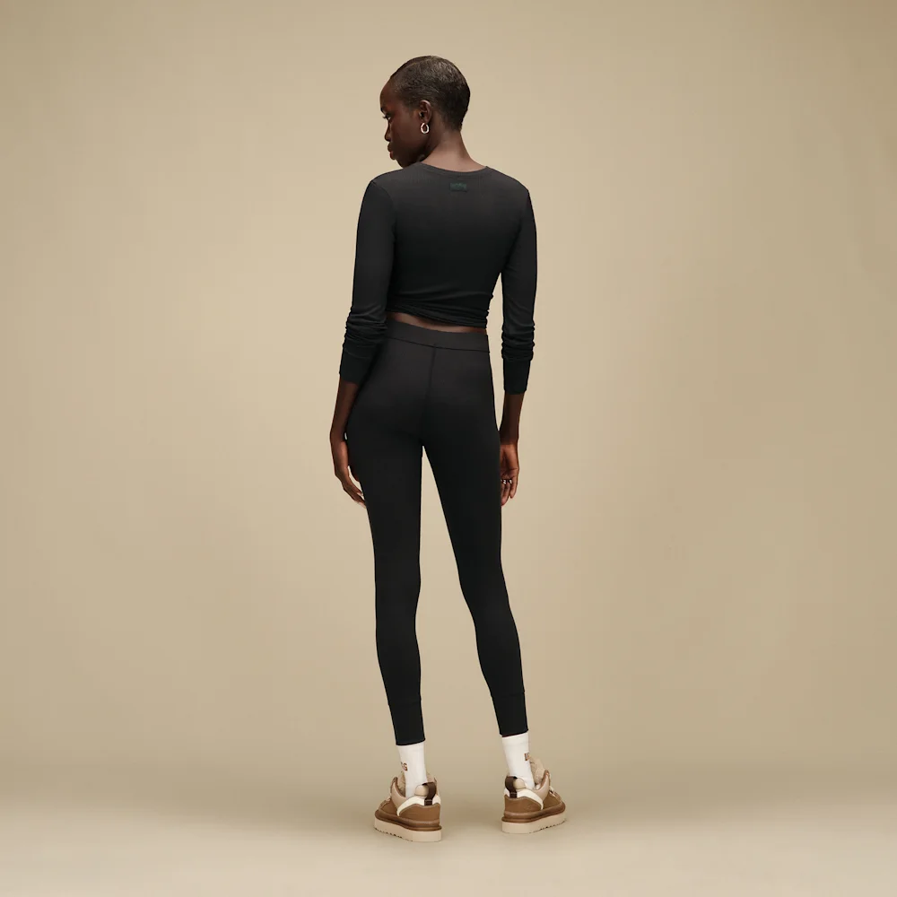 Legging Paloma II Rib Noir vue 4