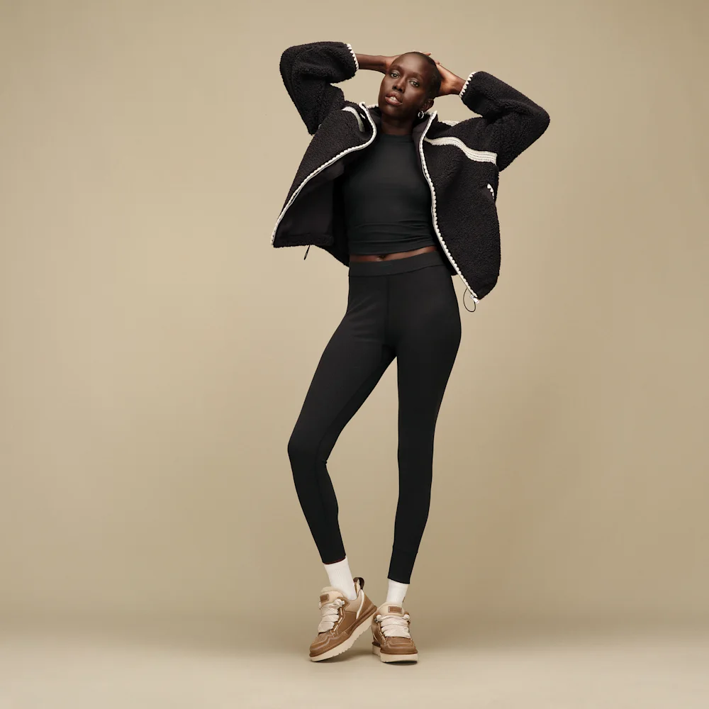Legging Paloma II Rib Noir vue 5