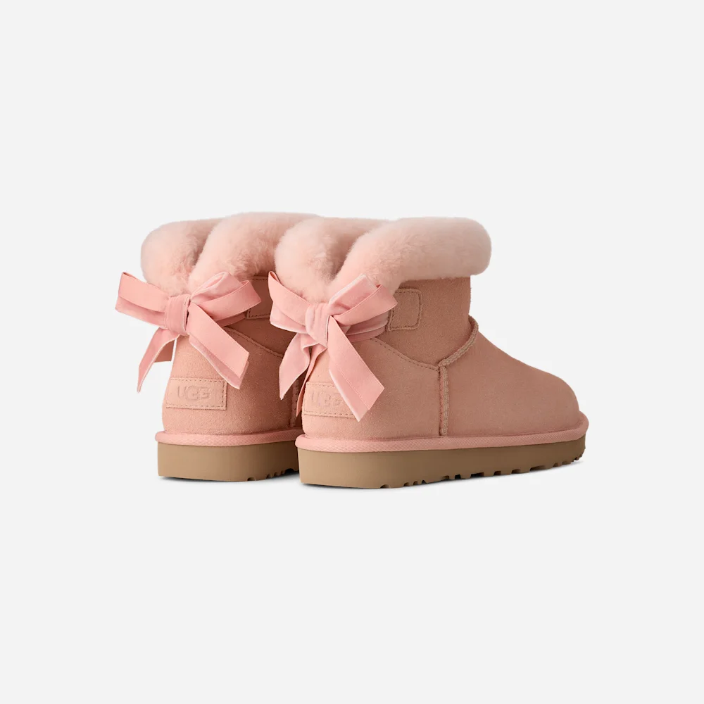 Botte Classic Mini Bailey Mixed Bow Beige Blush vue 4
