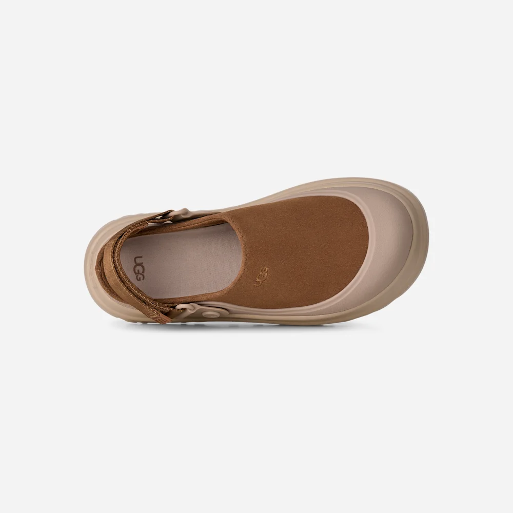 Sabot GoldenGlow en daim Chestnut vue 6