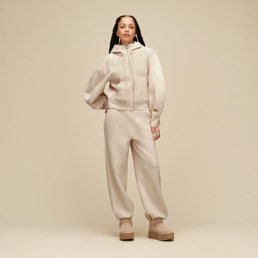 Sweat à capuche à fermeture éclair intégrale Classic Sdht vue 3