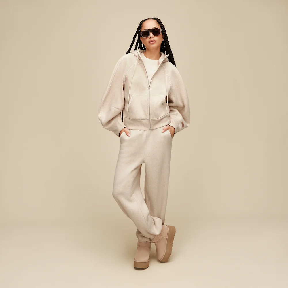 Sweat à capuche à fermeture éclair intégrale Classic Sdht vue 5