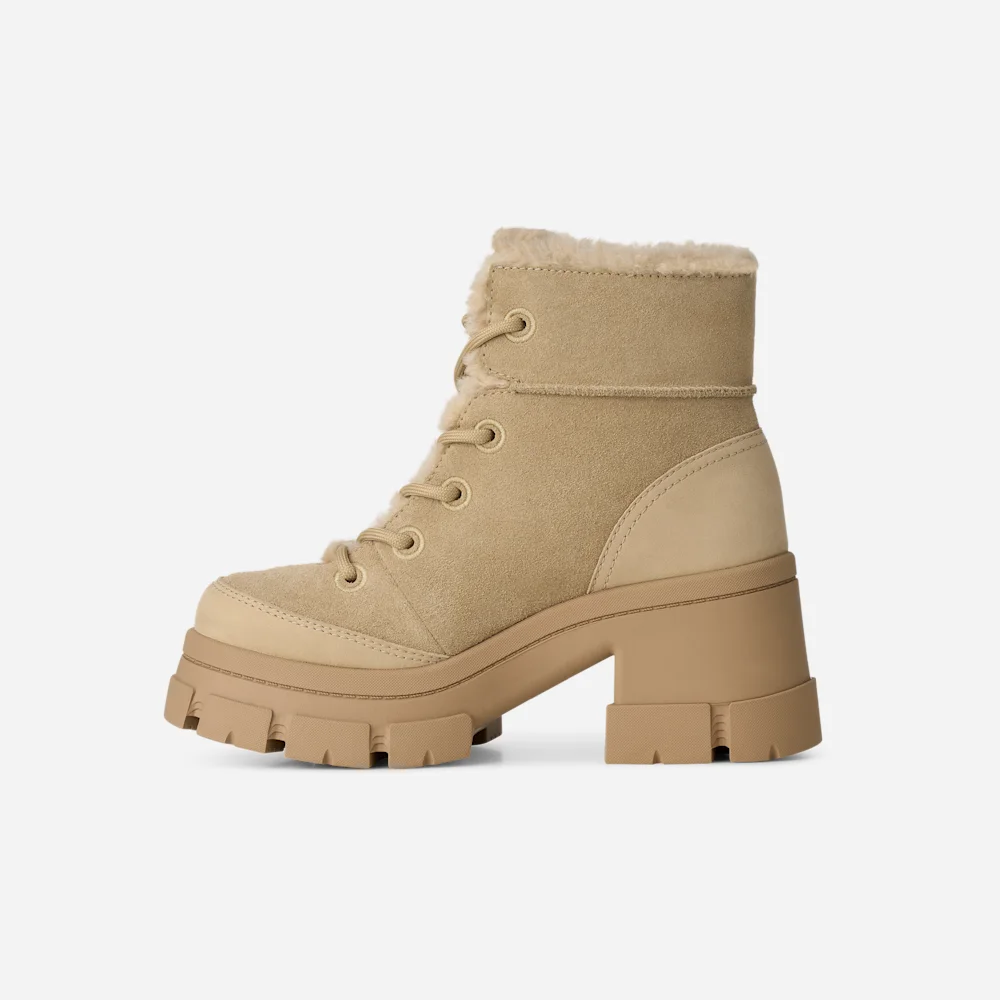 Botte Brooklyn Lace Up WP Mustard Seed vue 3