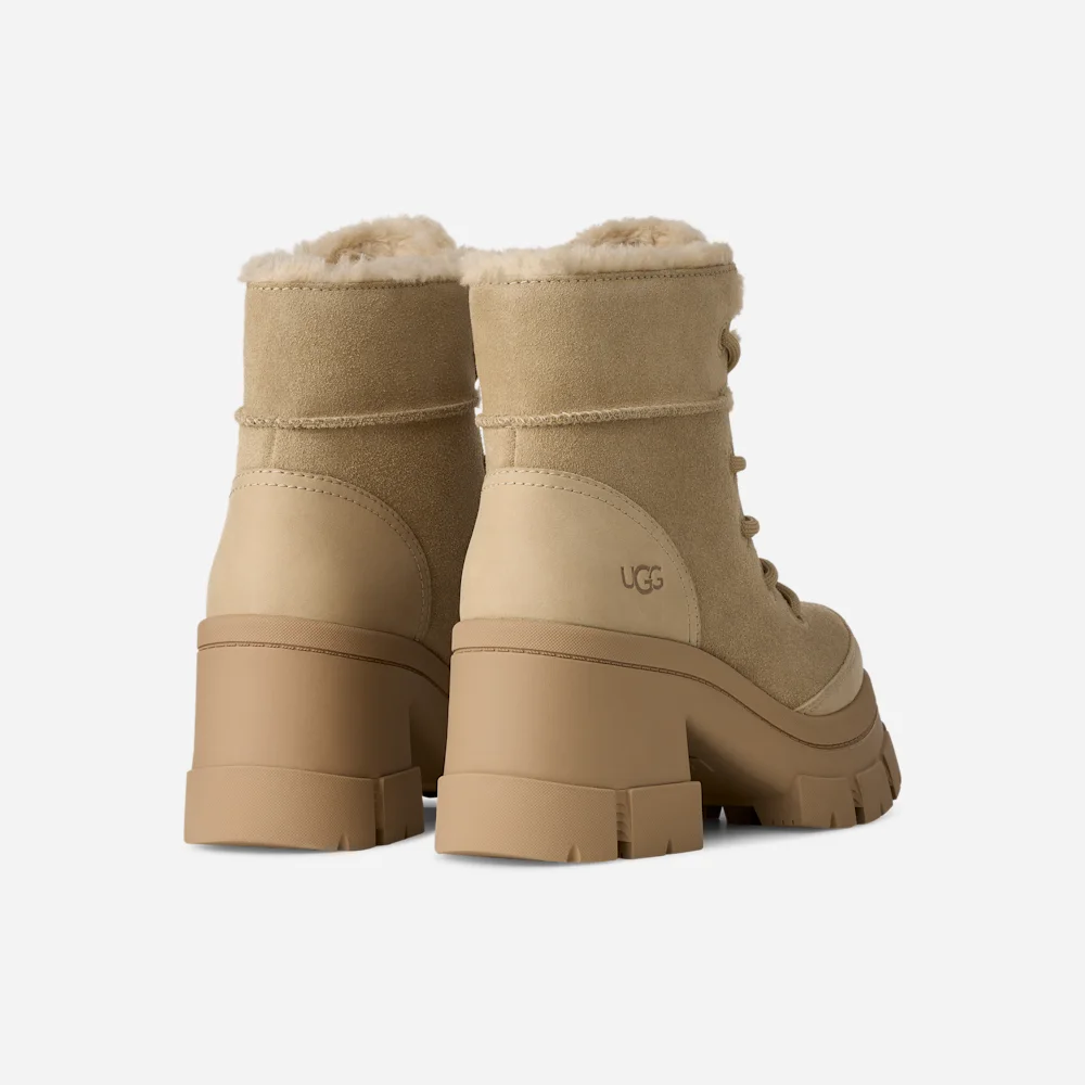 Botte Brooklyn Lace Up WP Mustard Seed vue 4