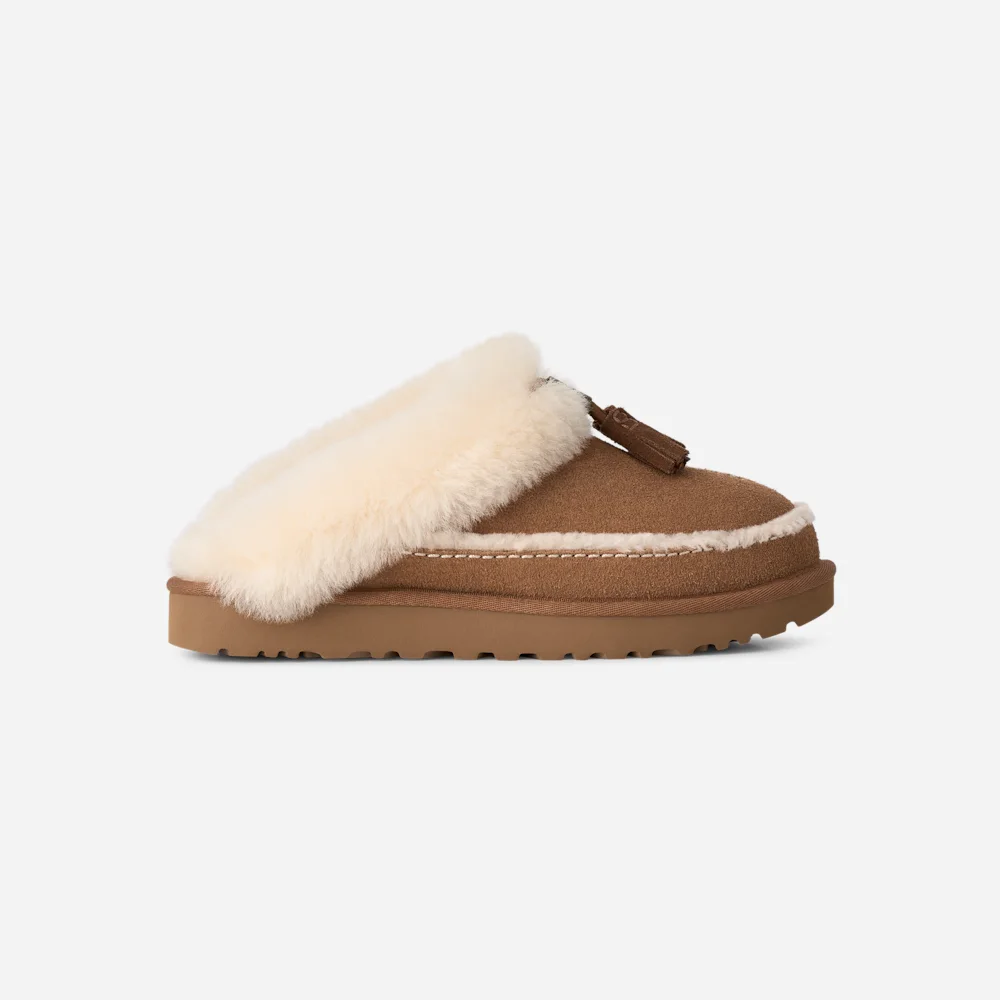 Chausson Cluggette à pampille Chestnut