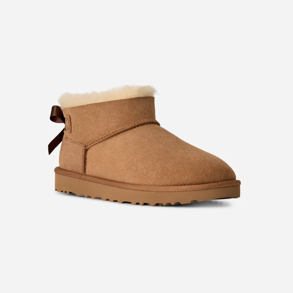 Botte Ultra Mini Bailey Bow Chestnut vue 3