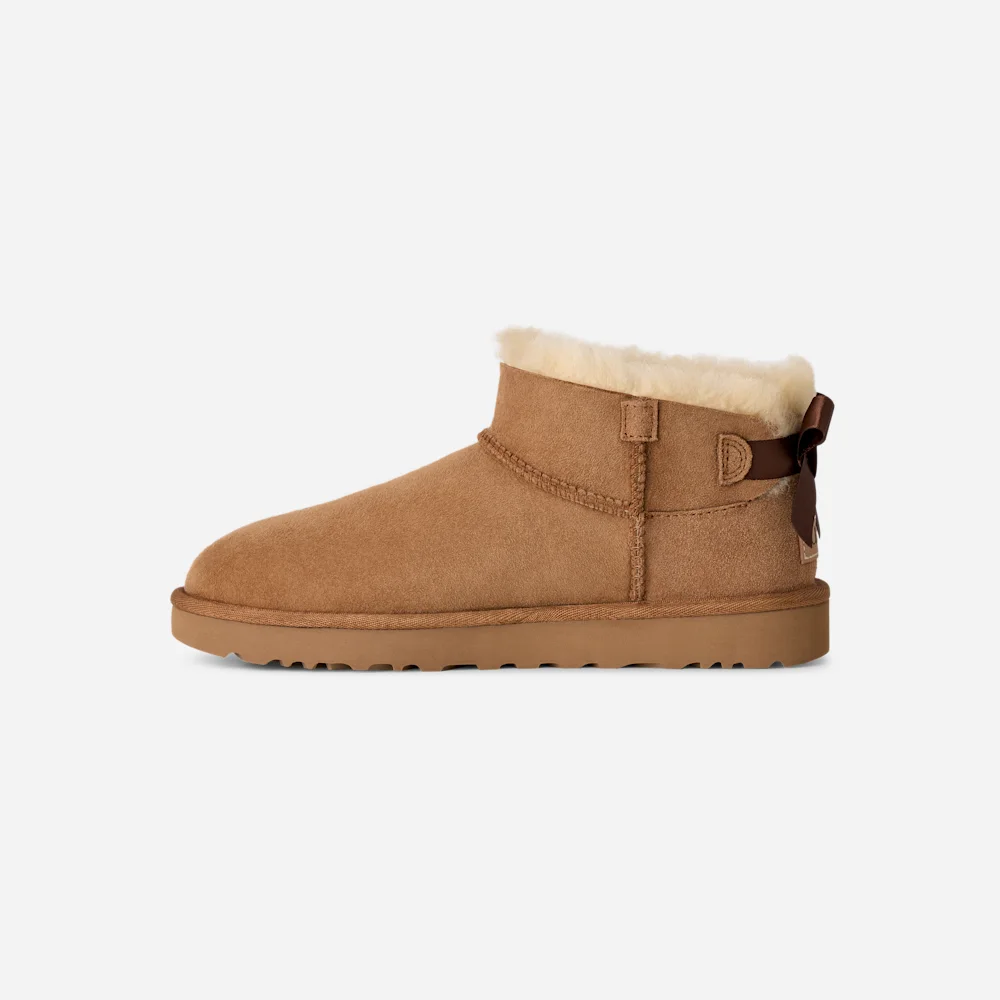 Botte Ultra Mini Bailey Bow Chestnut vue 4
